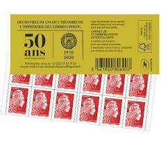 1 carnet de 12 timbres prioritaires