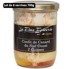 Verrine de 2 cuisses de Canard Confites du Sud Ouest 700g