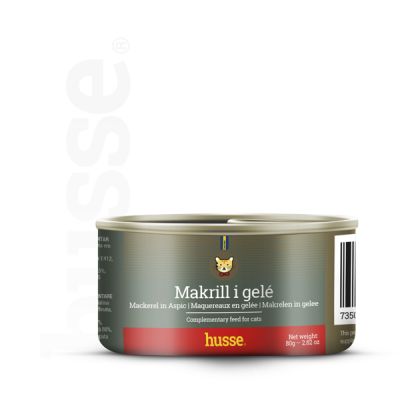 Maquereau en Gelée pour Chats | Makrill i gelé 12X80g
