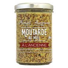 Moutarde à l'ancienne au miel 200g