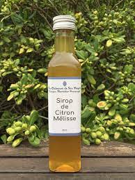 Sirop de citron mélisse
