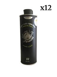 Huile d'olive la bouteillan 75 cl bouteille en fer