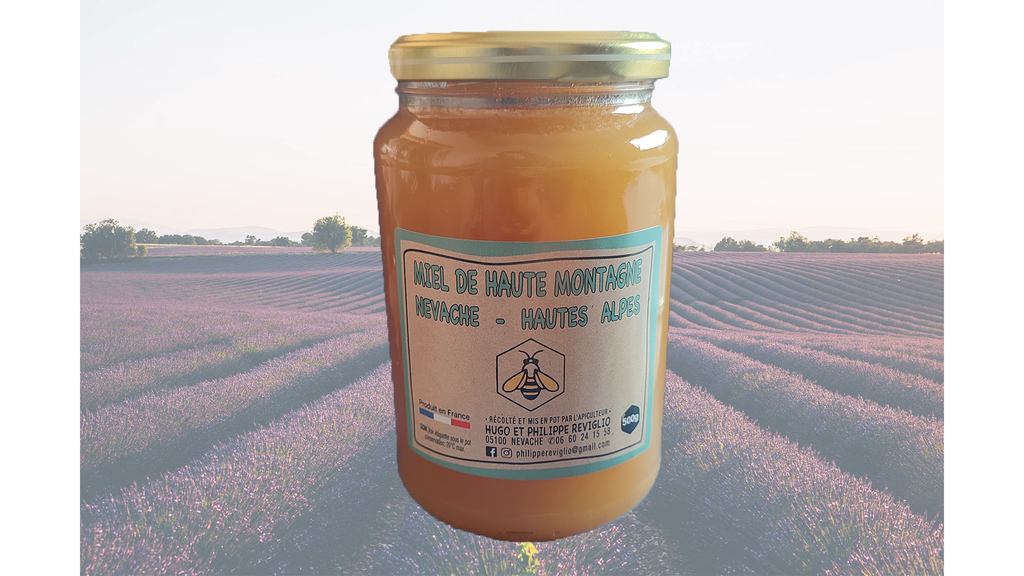 Miel de montagne hautes Alpes 500 g
