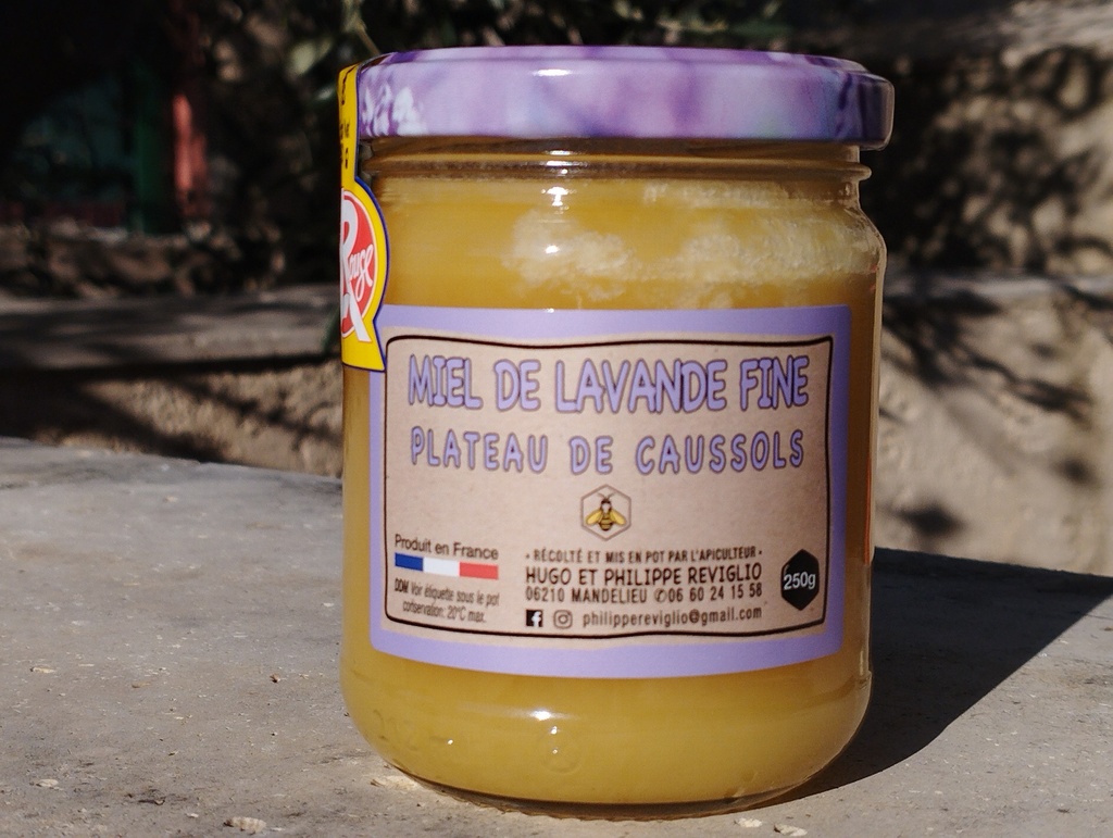 Miel de lavande fine du plateau de caussols LABEL ROUGE IGP de Provence 1 kg