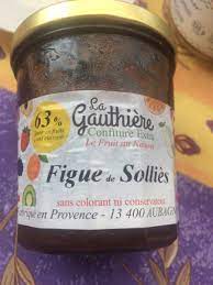 Confitures de figues de Sollies la Gauthière