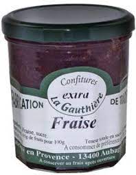 Confiture de fraise la Gauthière