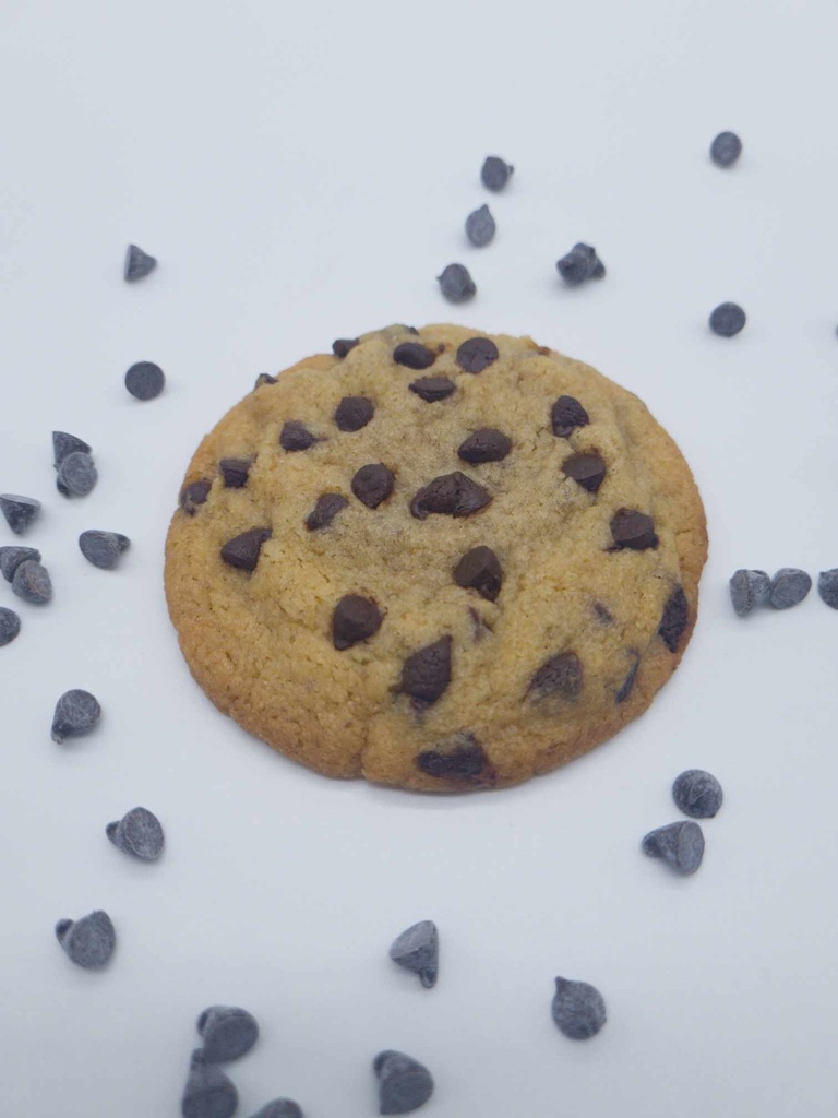 Le paquet de 2 cookies pépites chocolat noir, 2 chocolat blanc, 2 cacahuète / chocolat au lait de 300g