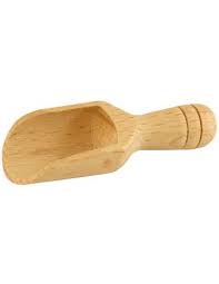 Petite pelle en bois à sel