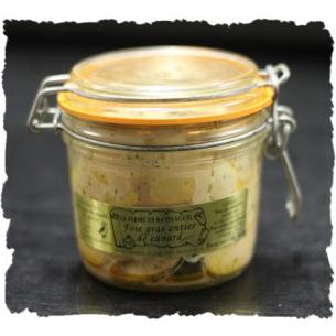 Les cinq bocaux de foie gras IGP en 180g achetés le 6ème gratuit