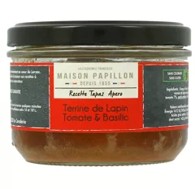 Terrine lapin tomate basilic