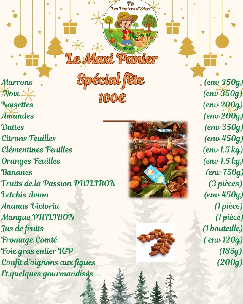 Maxi panier fêtes