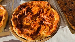 La tourte aux blettes (la portion).
