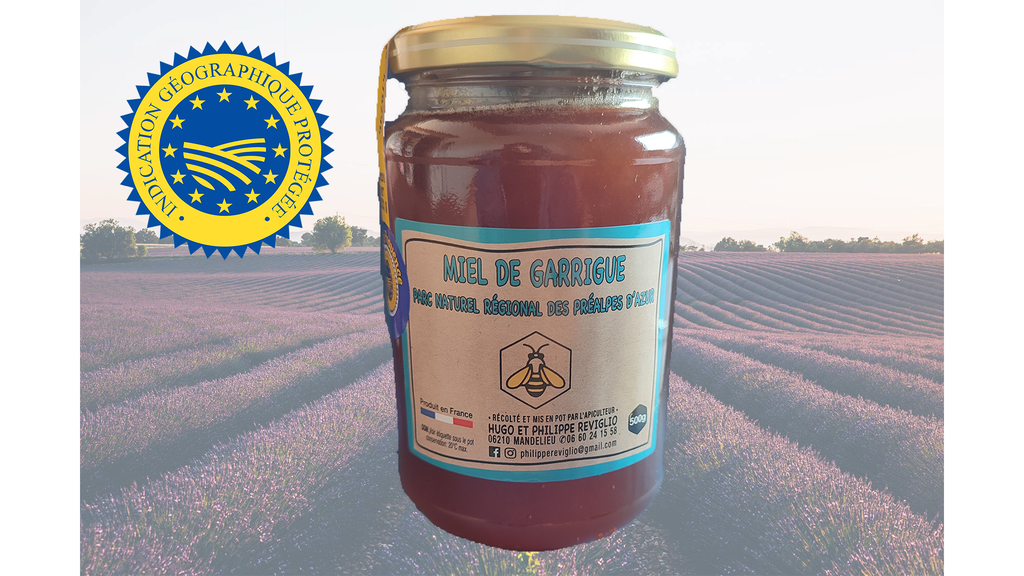 Miel de thym 1 kgdu plateau de caussols LABEL ROUGE IGP de Provence 250g