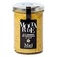 Moutarde aux Herbes et au miel 210g