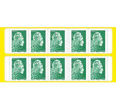 Carnet de 12 timbres