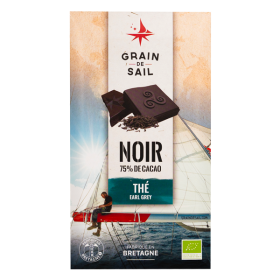 Chocolat tablette noir thé Earl Grey bio 100g