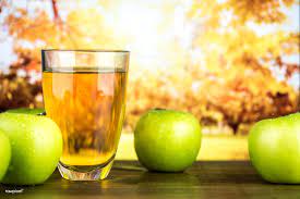 Le jus de pomme de 1 litre