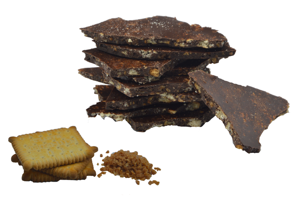 Eclats biscuit et caramel Noir 150g