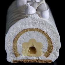 Le crousty citron (mousse citron avec croustillant citron meringué et biscuit croustillant la part