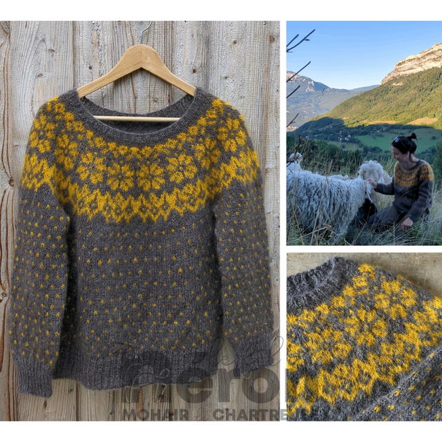 Kit à tricoter Pull Nordique Kunes