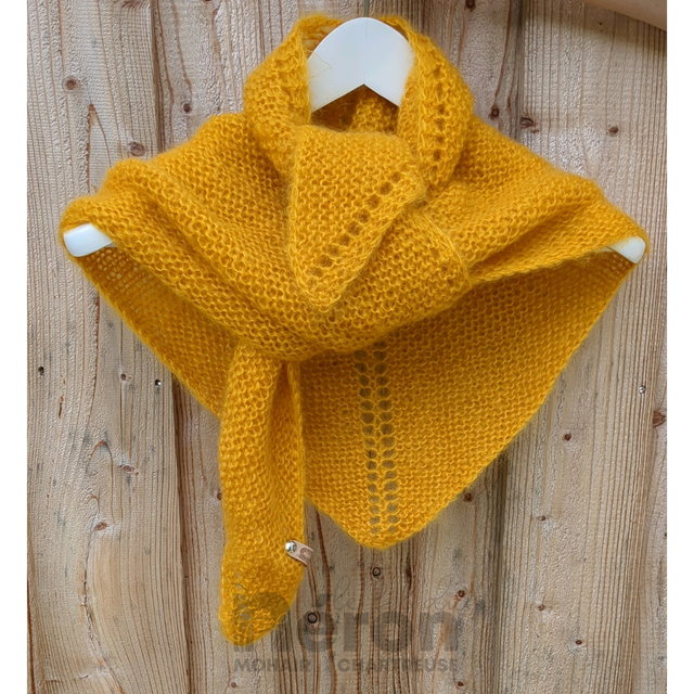 Chèche Lachal tricoté à la main