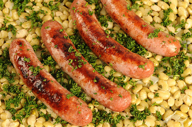 Saucisse et ses deux légumes aux choix (uniquement sur commande)