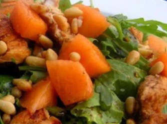 Salade sucrée-salée au poulet et melon